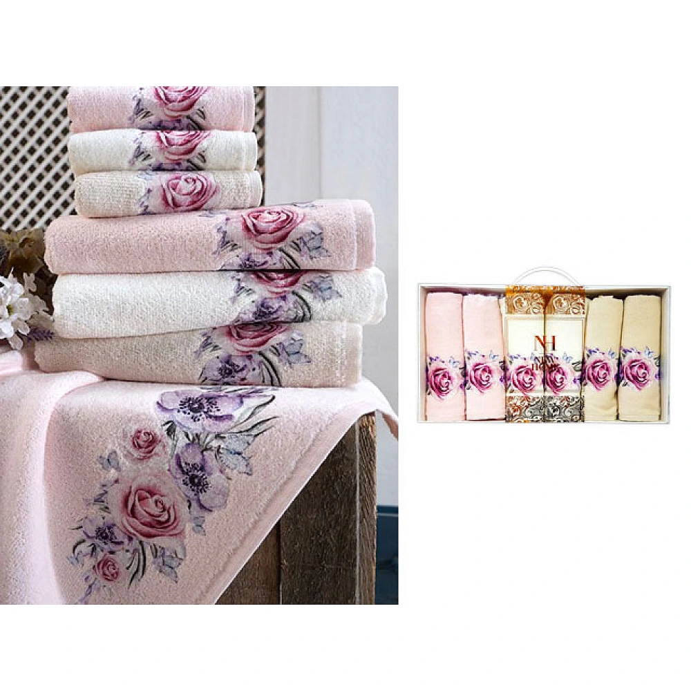 Set prosoape 6buc, 30X50cm NH Velvet Samara, bumbac