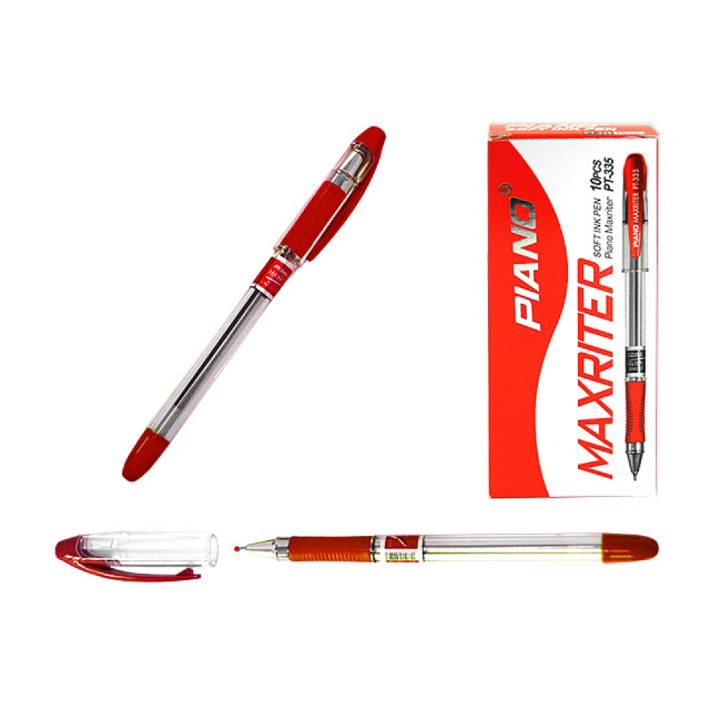 Pix cu bila PT-335 soft ink, rosu