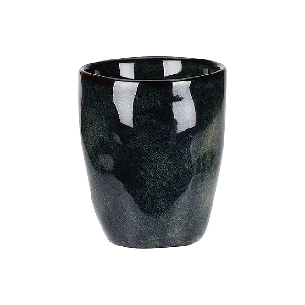 Ceasca 240 ml Reactiv Glaze, maro, ceramica