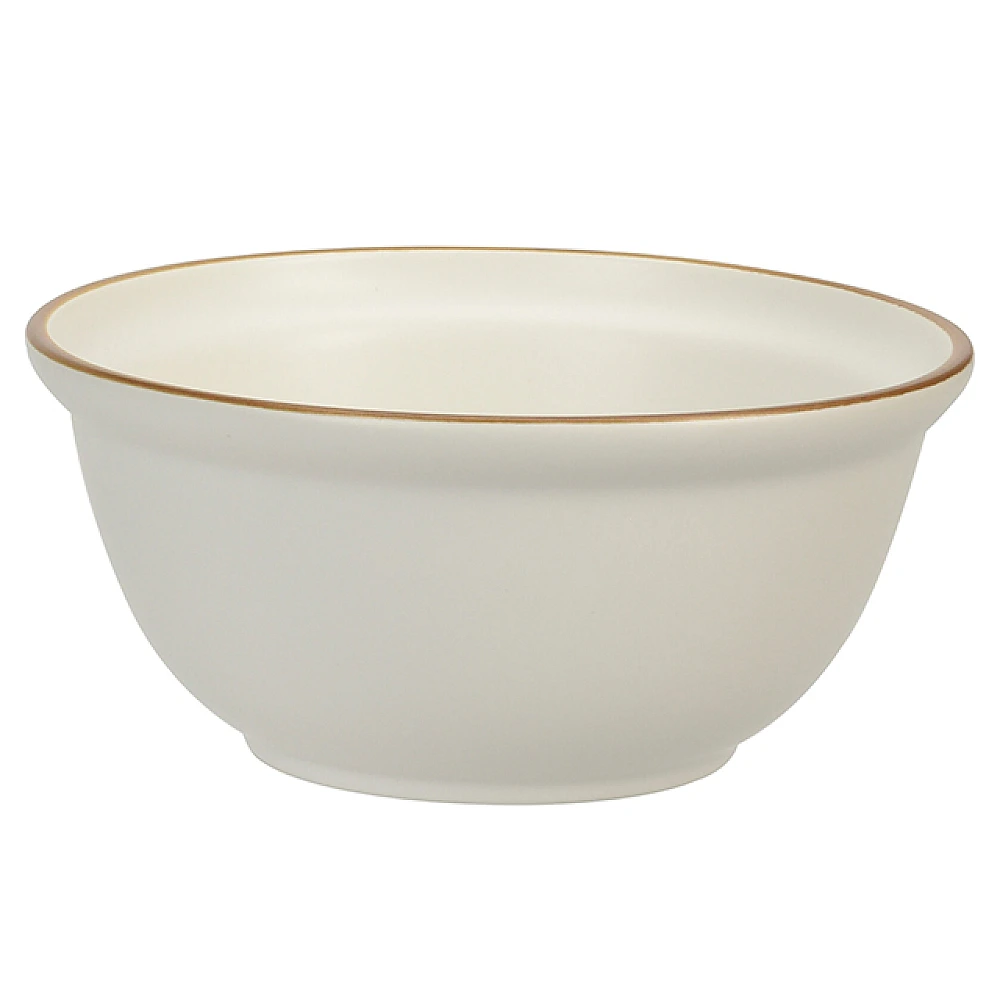 Bol din portelan 16cm 750ml Brown Rim