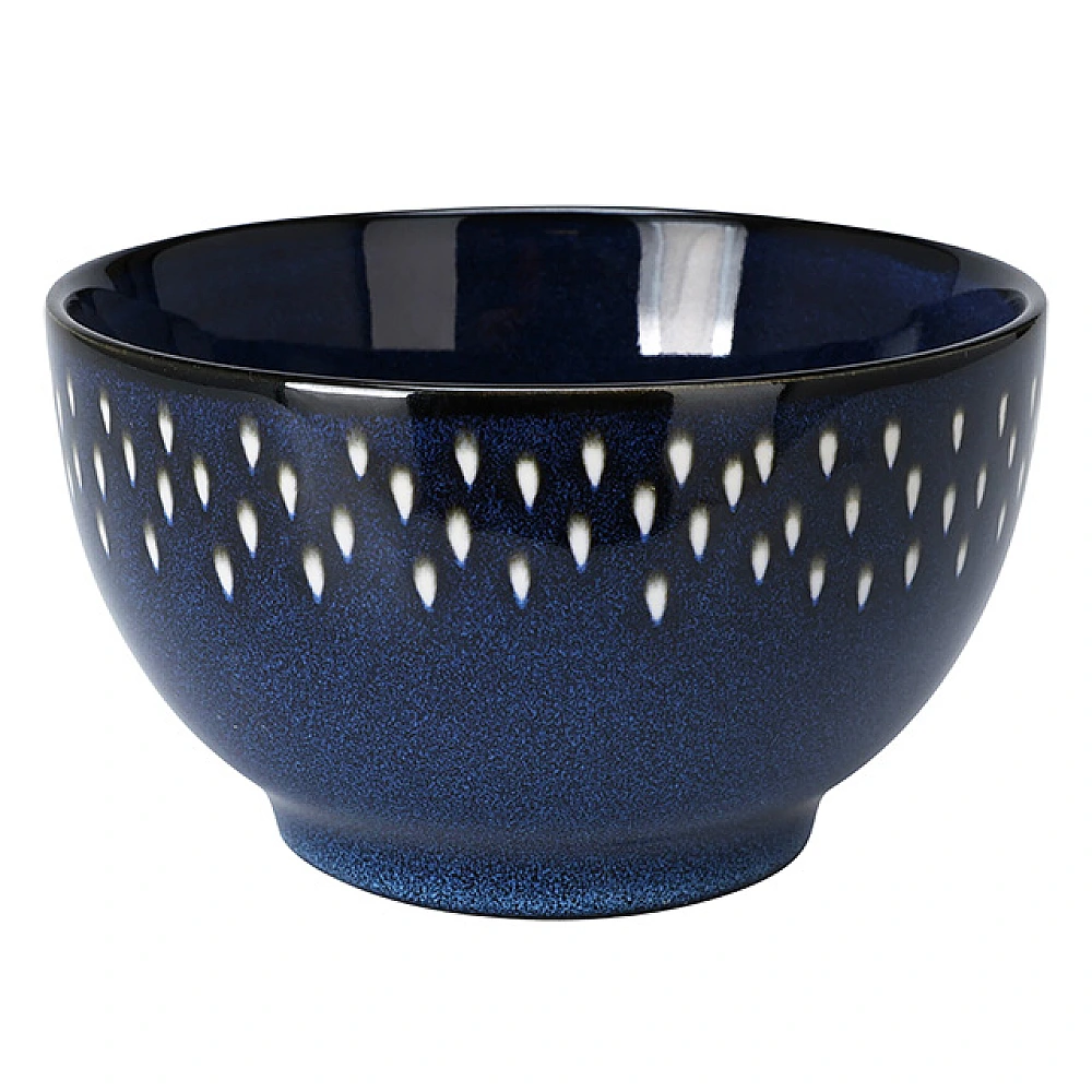 Bol din ceramică 14cm, 300ml, Reactiv Glaze Dots