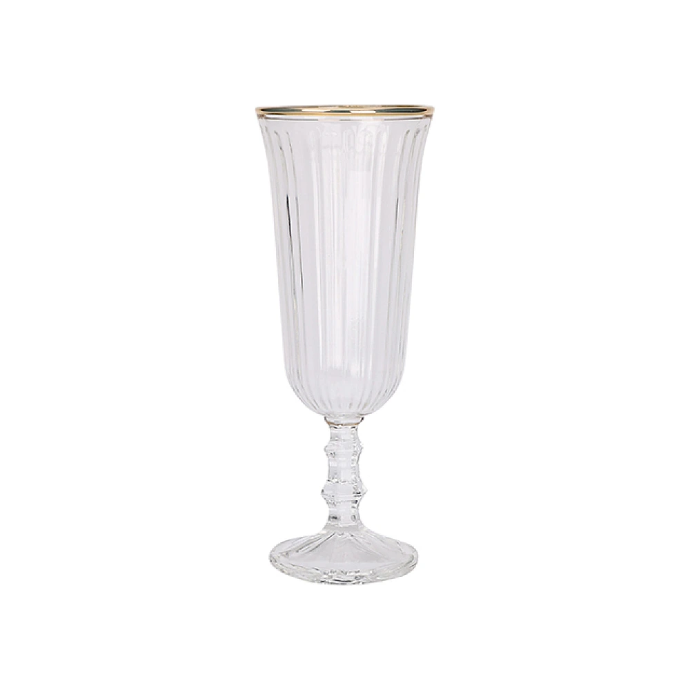 Pocal pentru sampanie Golden Rim 120 ml