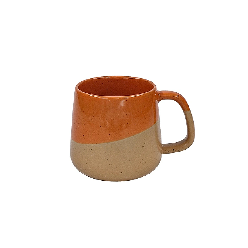 Cana din ceramica 400 ml, bicolora