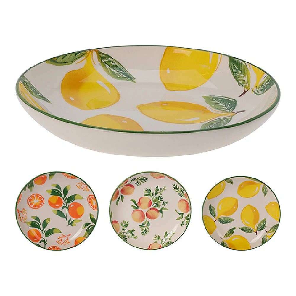 Farfurie adâncă SIAKI 21cm, Lamaii, Portocale, Piersici