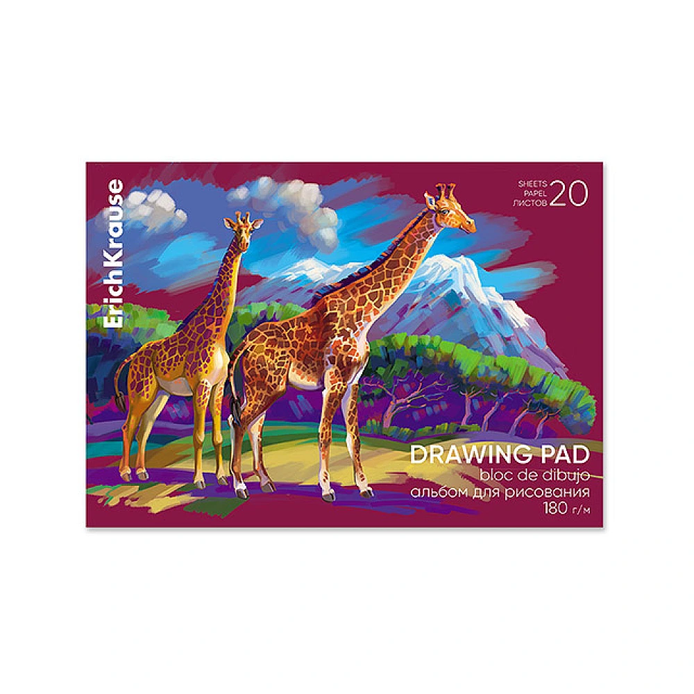 Album pentru desen Erich KrauseSafari A4, 20 foi