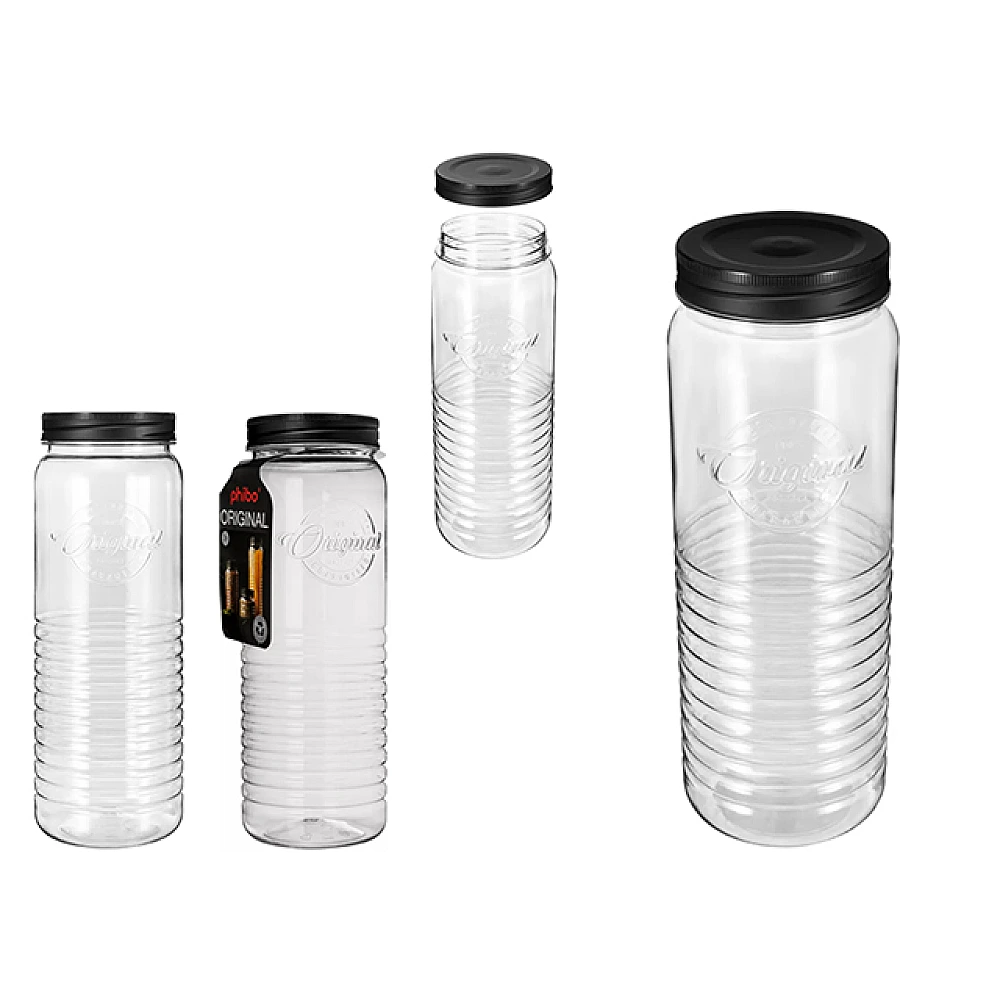 Borcan Phibo Original 2l, capac twist-off, negru