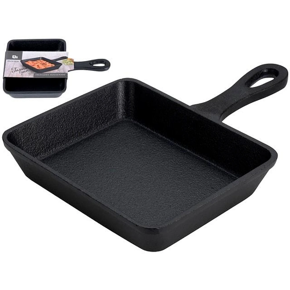 Tigaie din fonta EH 12.5X10cm pentru pregatire si servire