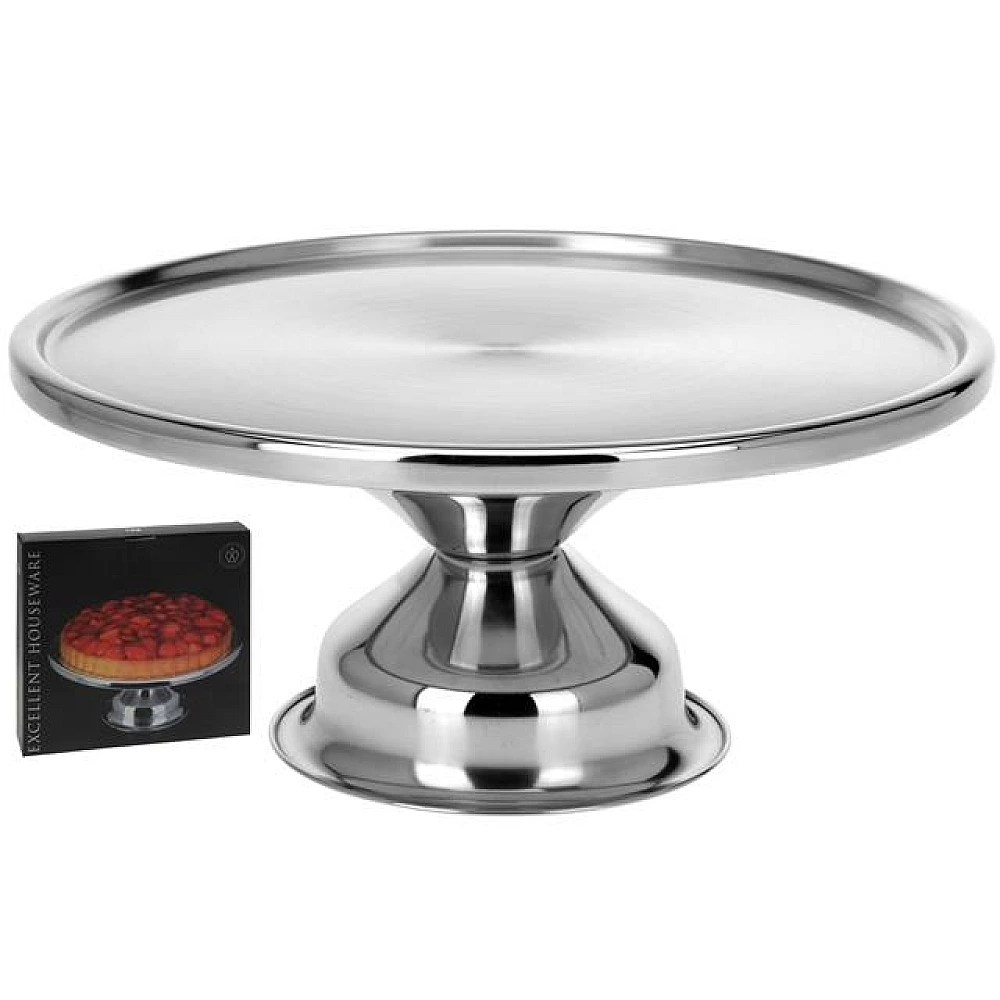 Suport pentru torta pe picior EH D33cm, H8.5cm, metal