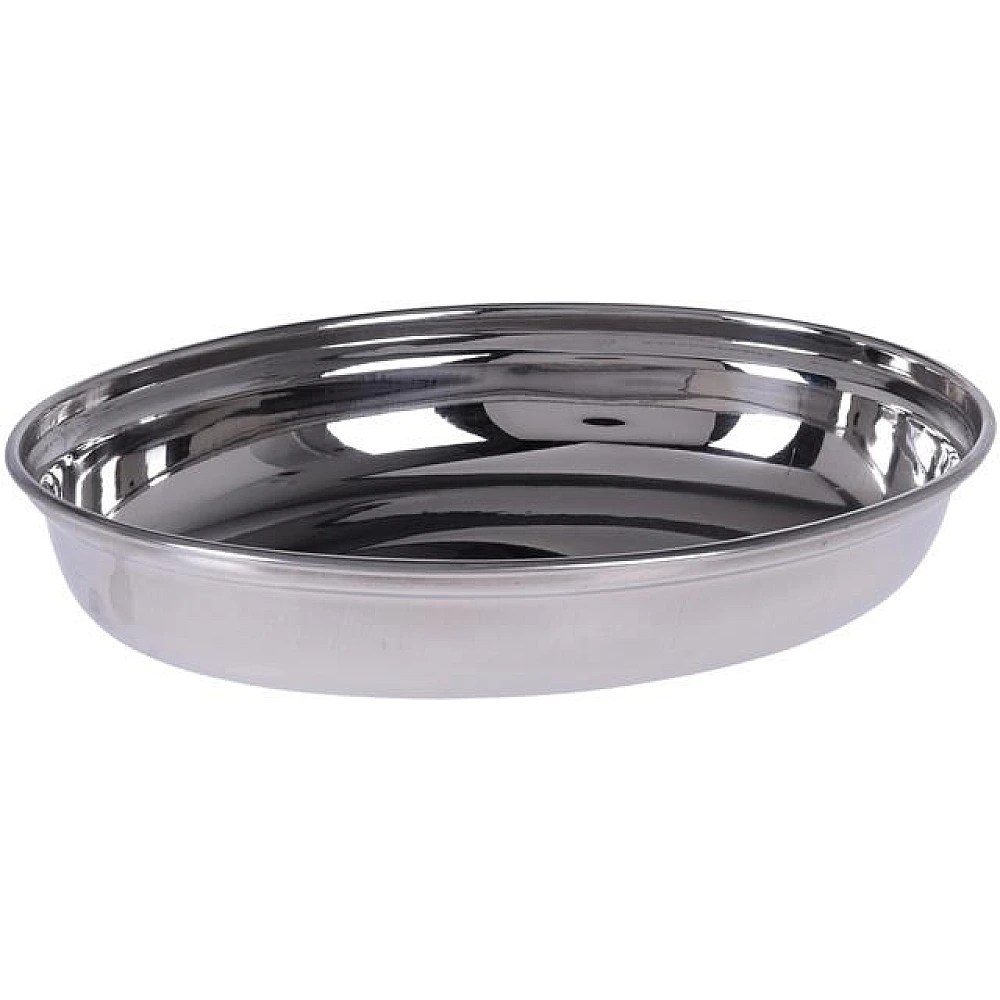 Tava EH 22X16.5сm, cu bordura 3.5cm, oval, metalic