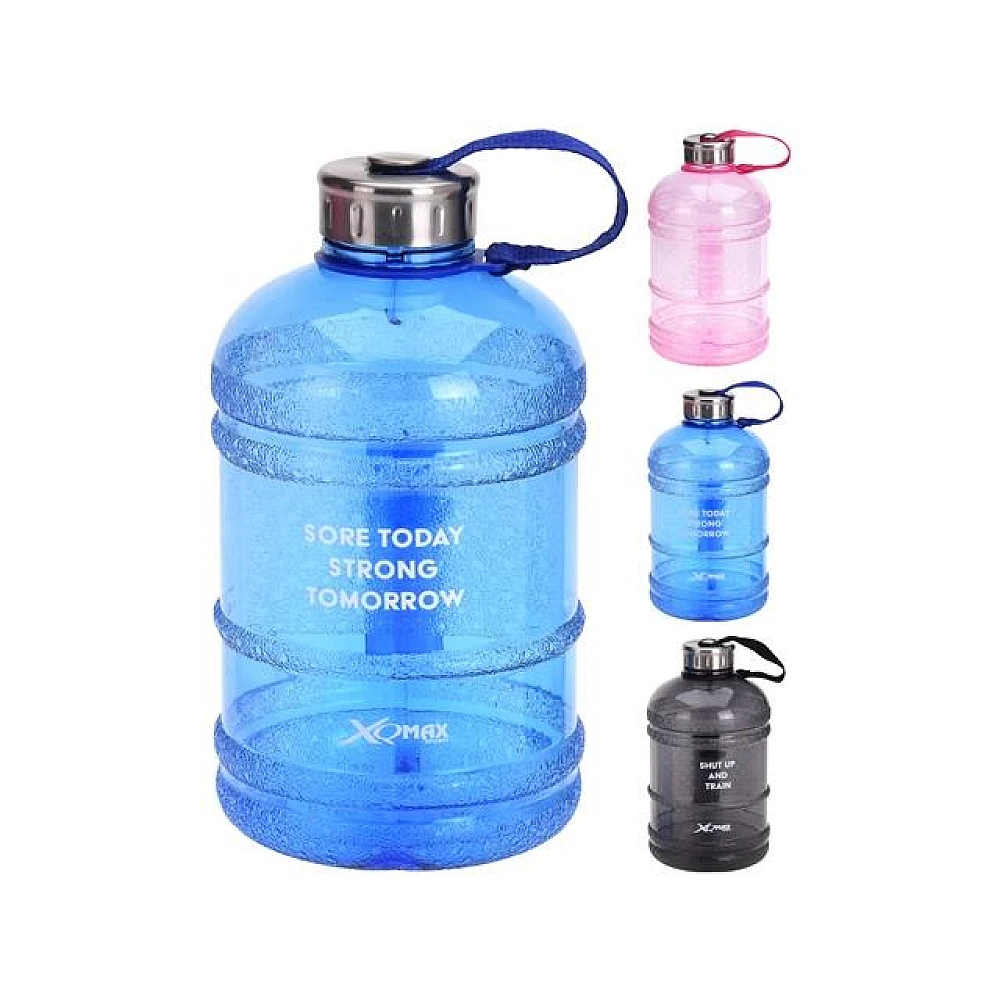 Sticla pentru apa XQMAX 1.9l, plastic, 3 culori