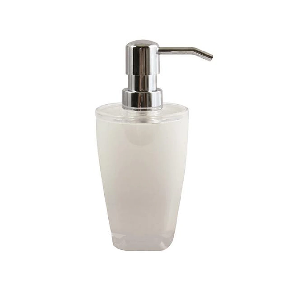 Dozator pentru săpun MSV Tahiti alb, din plastic
