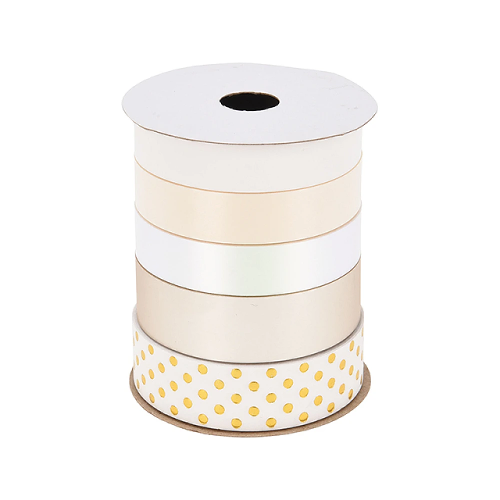 Set panglici decorative 5 buc 1.5cmX3.5m, culori pastel