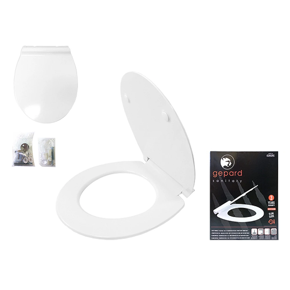 Capac pentru closet Gepard 44X37cm, duroplast