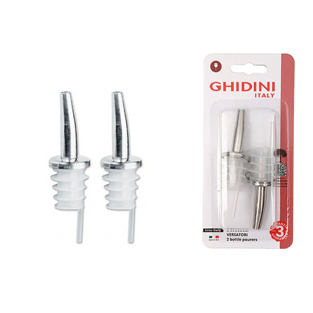 Set dopuri cu picurator pentru sticle Ghidini Daily 2buc