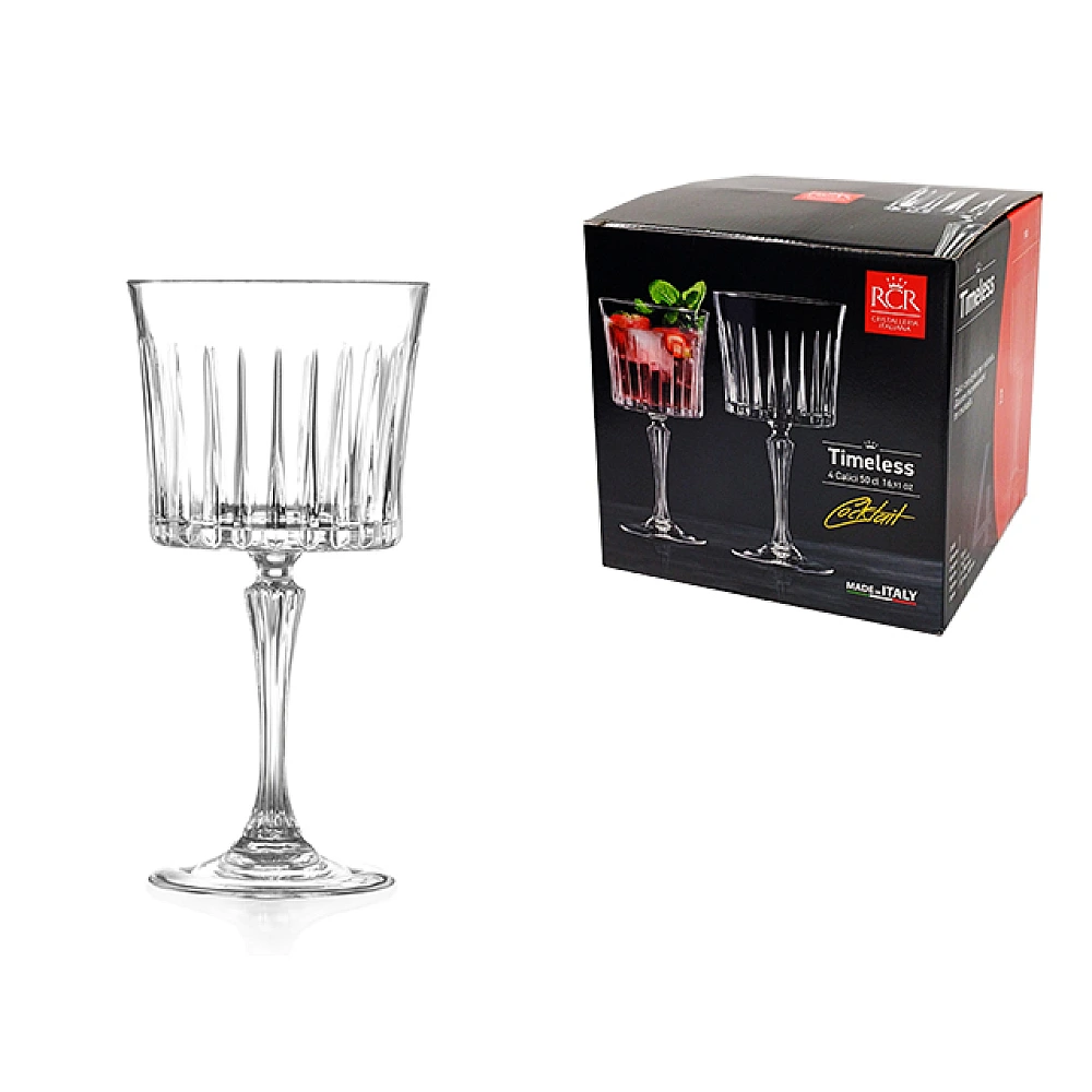 Set 4 pahare pentru cocktail Timeless, 500ml