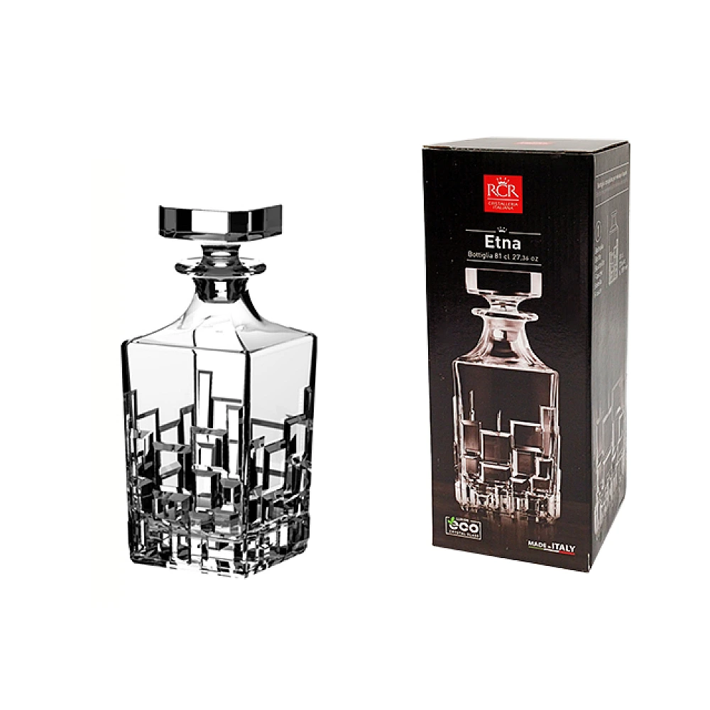 Carafa pentru bauturi tari Etna 0.81l, cristal