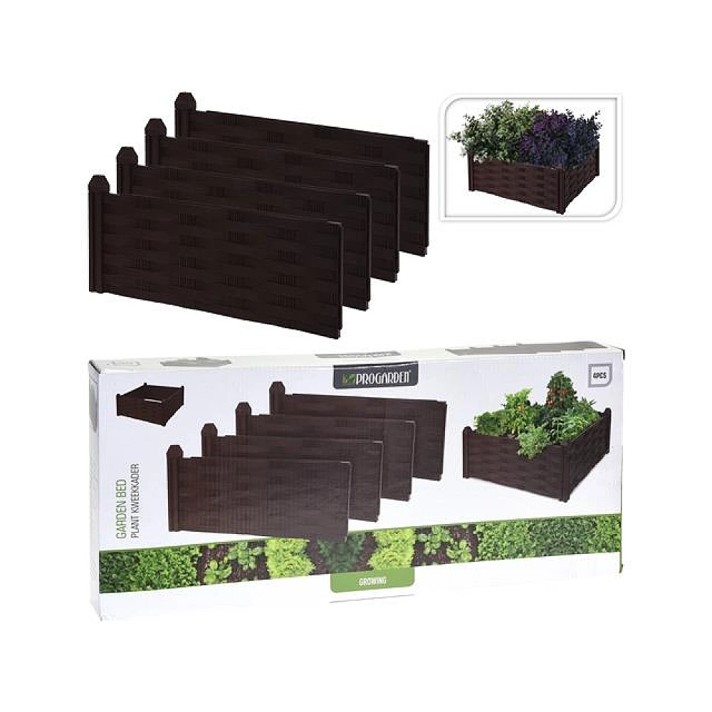 Gard decorativ pentru curte/gradina 4buc, 45Х18cm 