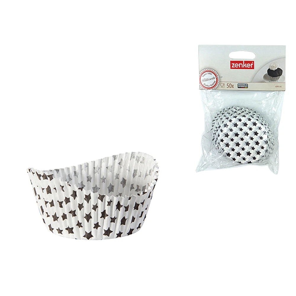 Set de forme pentru checuri din hirtie Zenker 50buc, 7cm