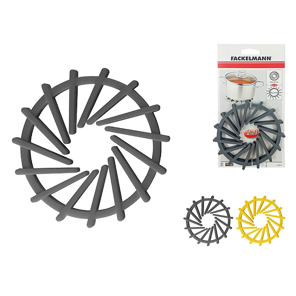 Suport pentru vase ferbinti din silicon Fackelmann 11.5cm/19cm