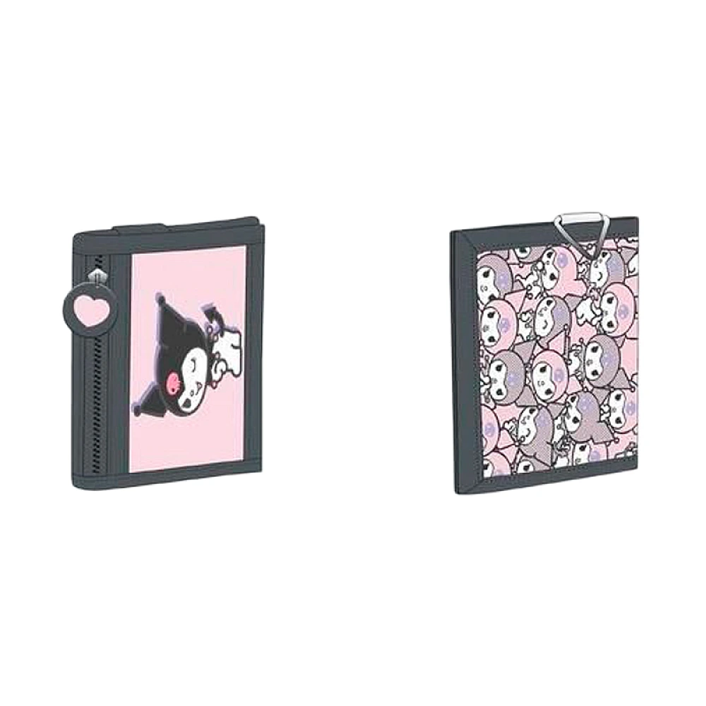 Portofel Bambino Kuromi Roz, textil