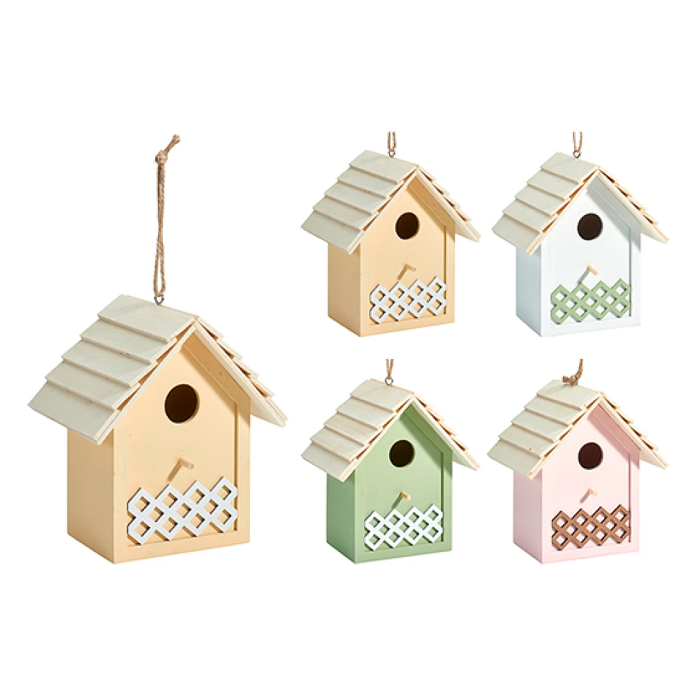 Casuta din lemn pentru pasari 16X12X18 cm