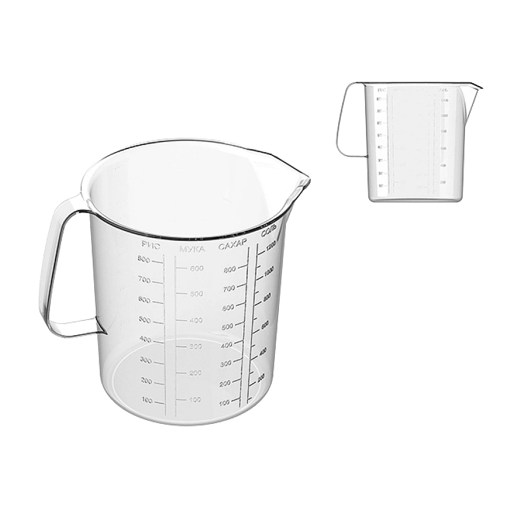 Recipient de masurare Filalex 1l transparenta