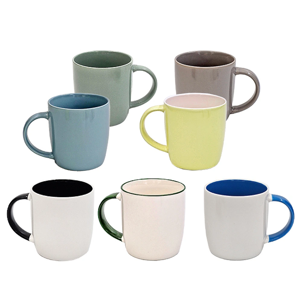 Cana 350ml, culori diferite, ceramica