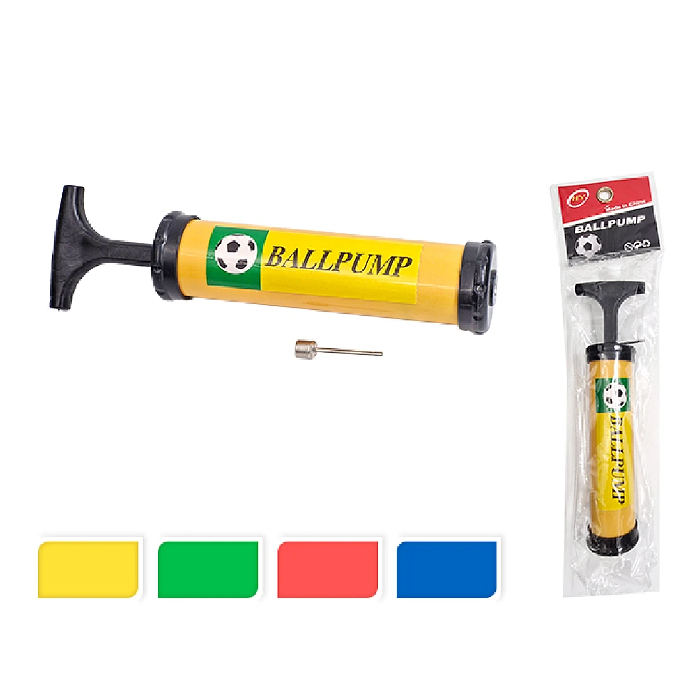 Pompa manuala pentru minge 15cm, multicolor