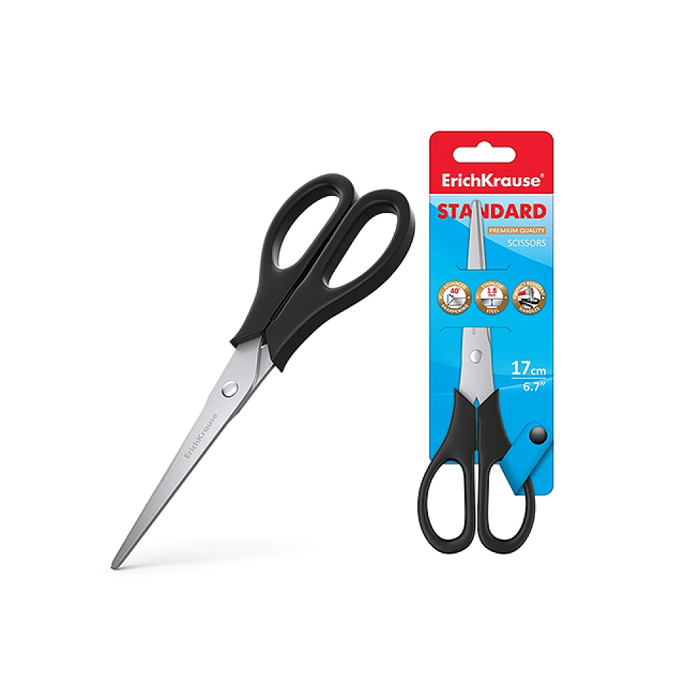 Foarfeca ErichKrause Standard, 17 cm