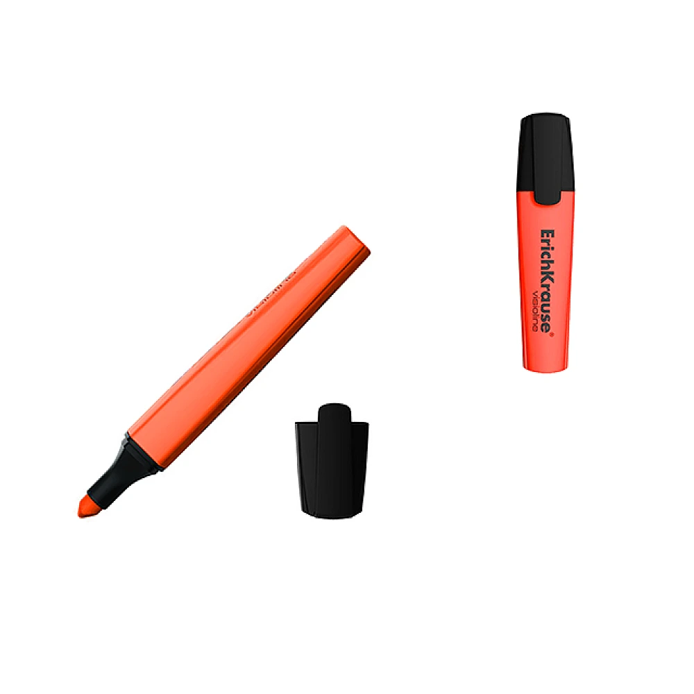 Textmarker ErichKrause Visioline V-12, portocaliu