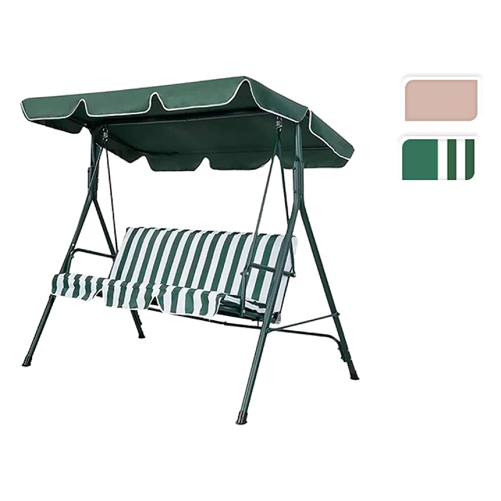 Banca-balansoar cu tent 1.7X1.1X1.5m, 2 culori