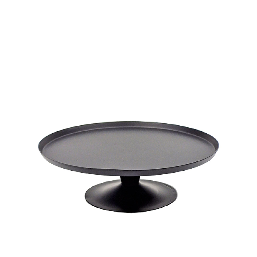 Suport de servire cu picior D24cm, metal