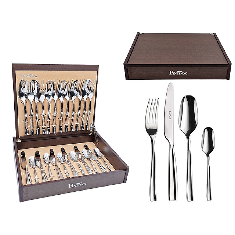 Set de tacamuri Pinti Infinito 24buc, inox