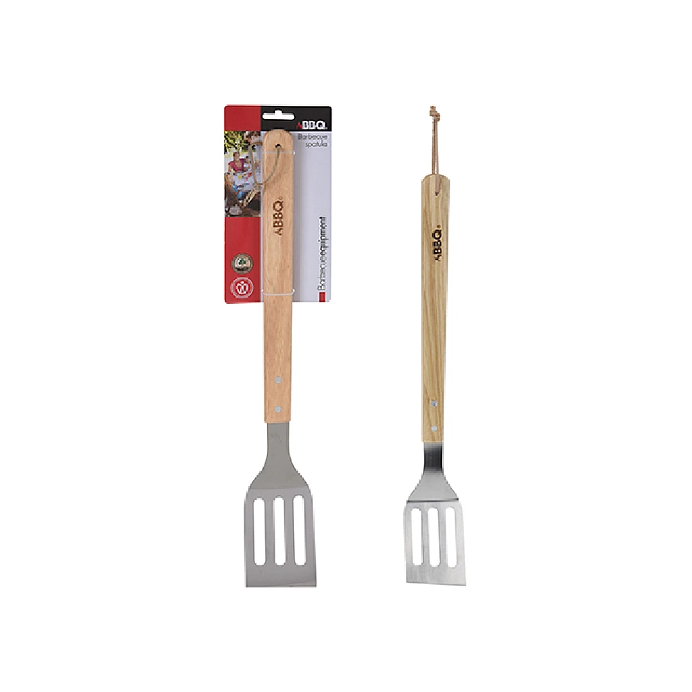 Spatula pentru gratar BBQ 46cm, maner din lemn