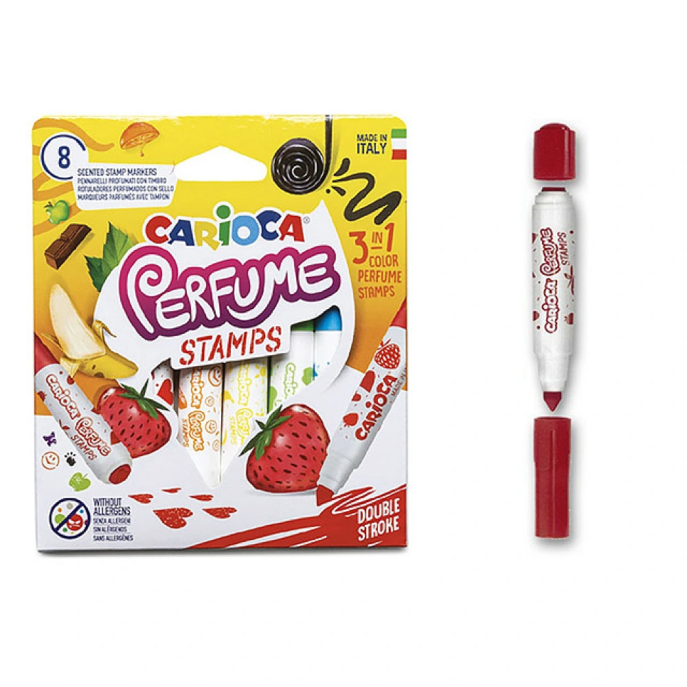 Set carioci 8buc parfumate 3 in 1 Carioca Perfume
