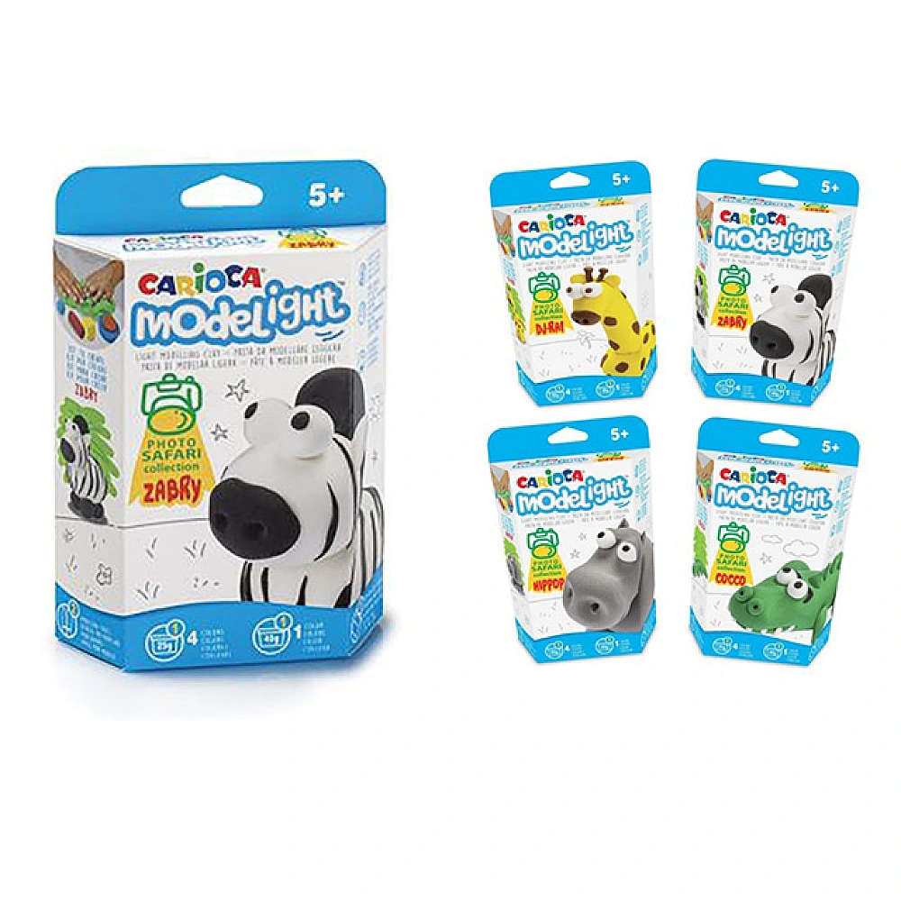 Set pentru modelare din lut Carioca Modelight Safari (accesorii)