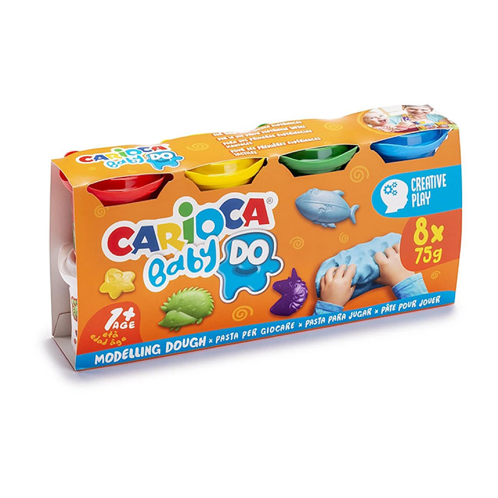 Set pentru modelare Carioca Baby Dough 8X75gr