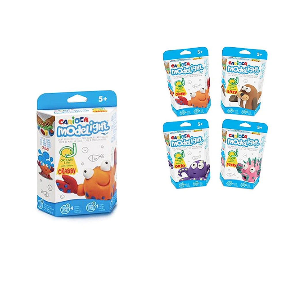 Set pentru modelare din lut Carioca Modelight Ocean (accesorii)