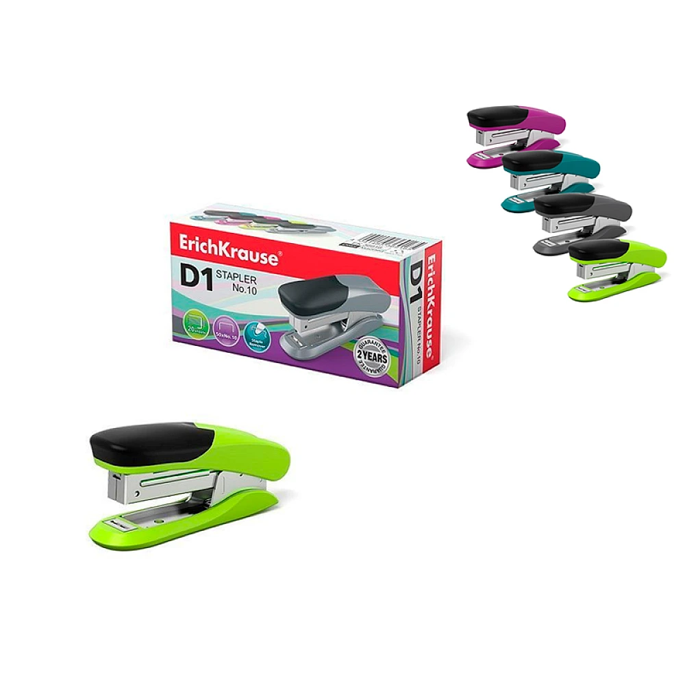 Capsator N10 ErichKrause D1 pana la 20foi, 4culori