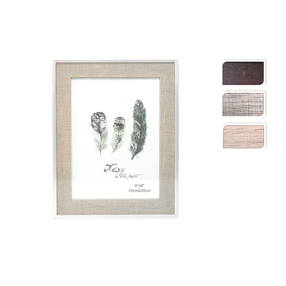 Rama foto din plastic 15X20сm, lata, 3 culori