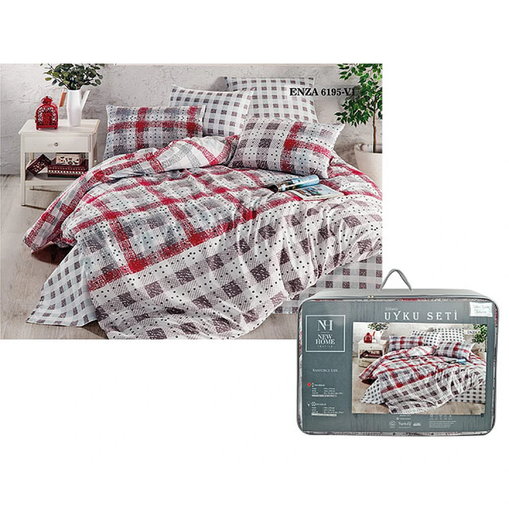 Lenjerie de pat 1pers NH Comforter Enza cu plapuma si perna, policotton