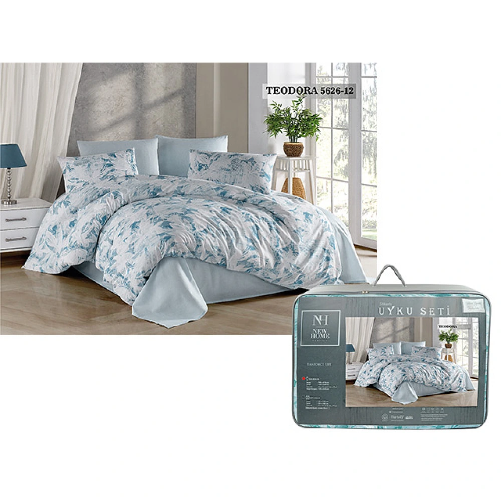 Lenjerie de pat 1pers NH Comforter Loreta cu plapuma si perna, policotton