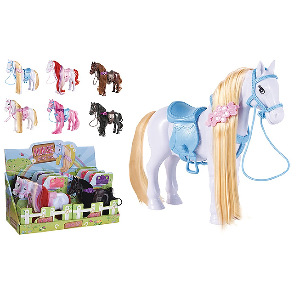 Cal cu coama si pieptene16X5X14cm