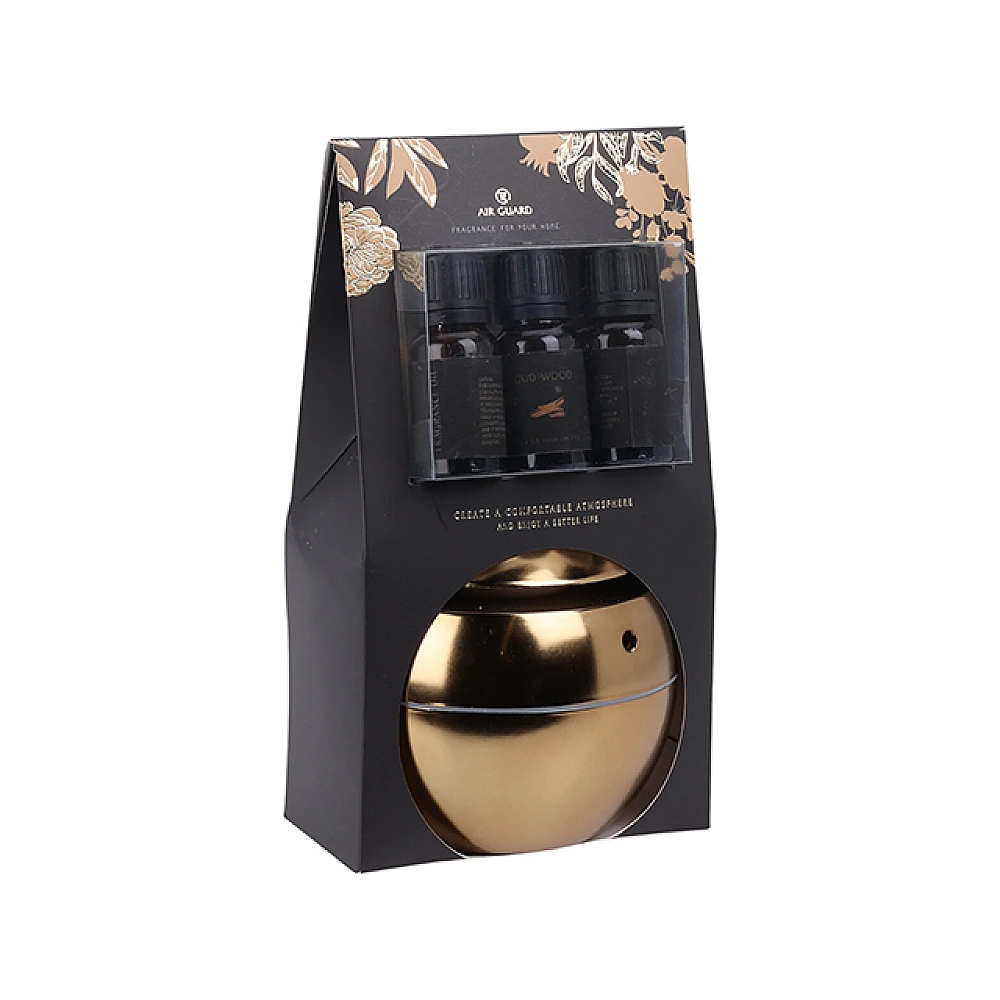 Difuzor aromatic cu 3 cartuse de 10ml, USB