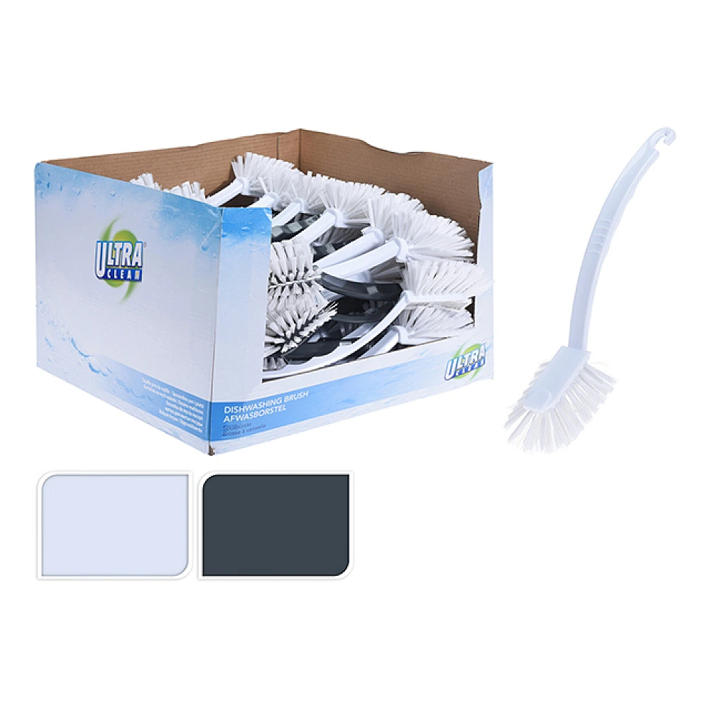 Perie de spalat vesela Ultra Clean, maner lung, cu carlig