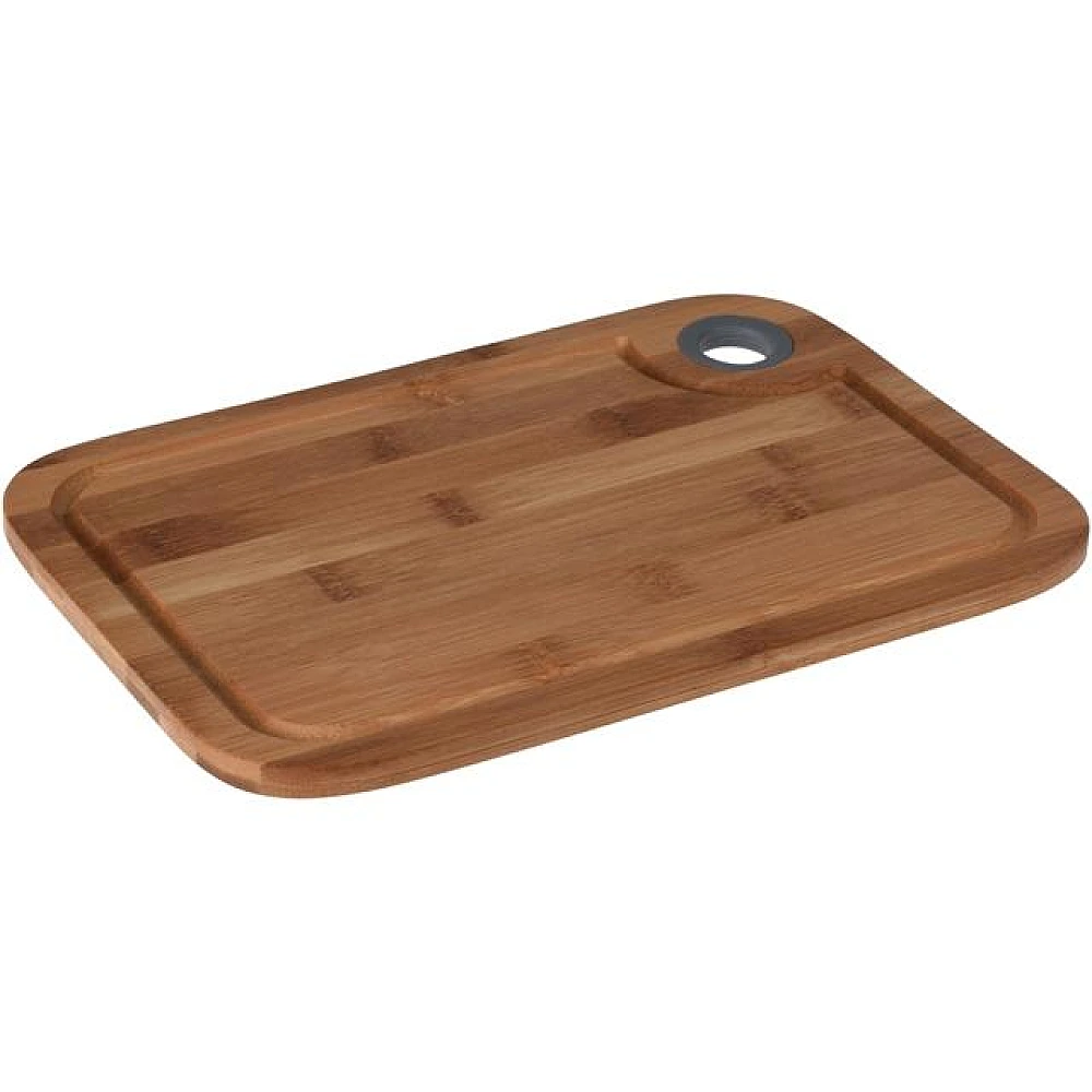 Tocator din bambus EH 30X20сm, cu maner-gaura
