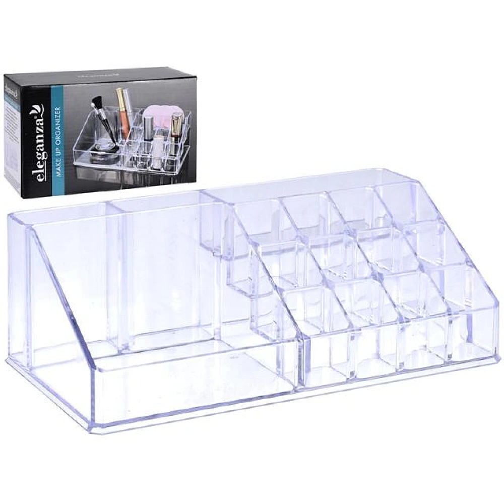 Organizator pentru cosmetică Eleganza 22X12.5X8cm, plastic