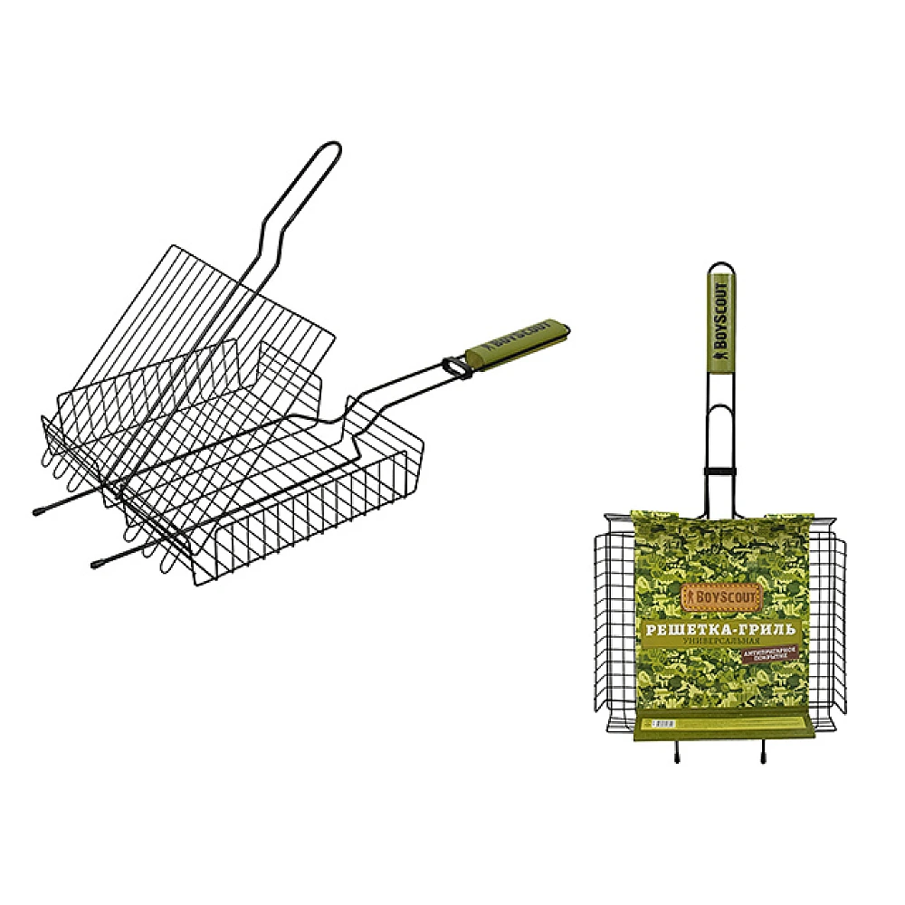 Plasa pentru gril BoyScout 30X25X5.5cm+ evantai
