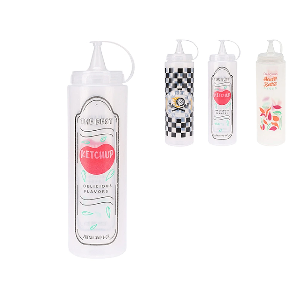 Sticlă pentru sos EH 700ml, plastic