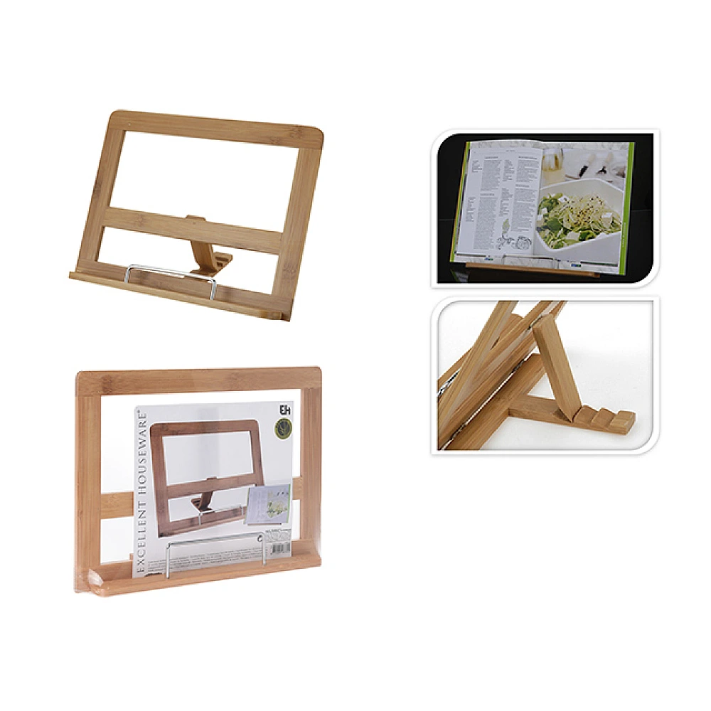 Suport pentru cartea de retete 32X24cm, bambus